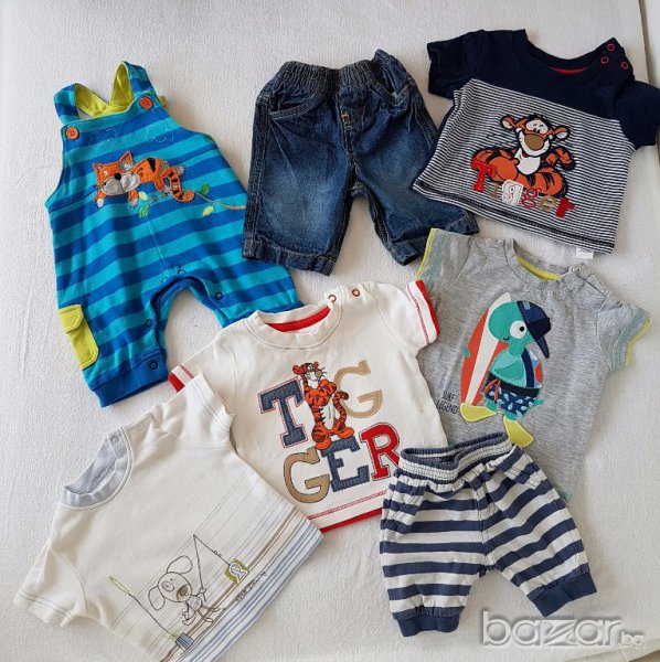 Бебешки дрехи Next, F&F и George 0-3 месеца, снимка 1