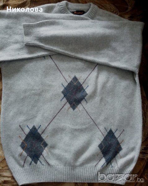 Мъжки вълнен пуловер, снимка 1