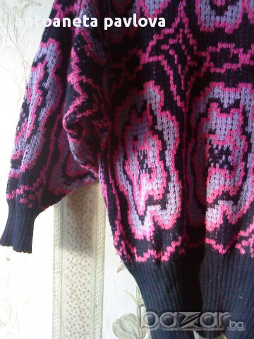 пуловер  машинно плетиво , снимка 1 - Блузи с дълъг ръкав и пуловери - 12181431