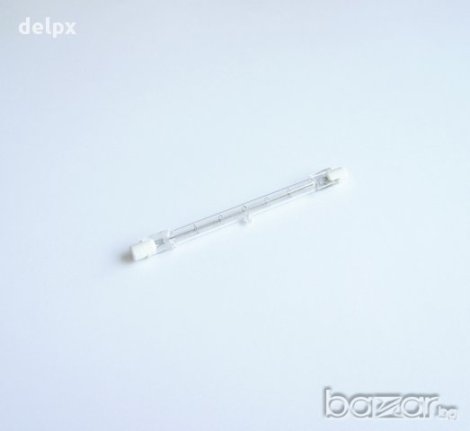 Лампа халогенна пура с цокъл R7s 220V 100W 118mm, снимка 1