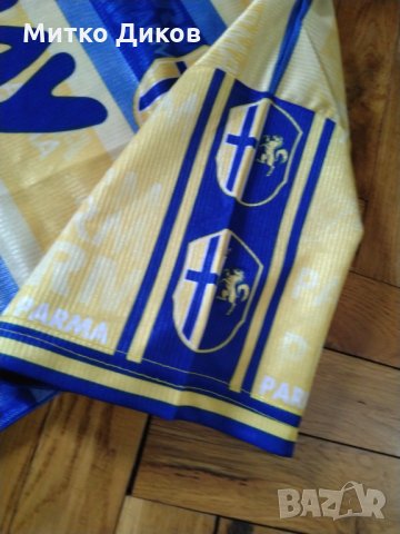 Парма тениска 2000-01 фенска на Гол №10Аморозо размер С, снимка 4 - Футбол - 25091908