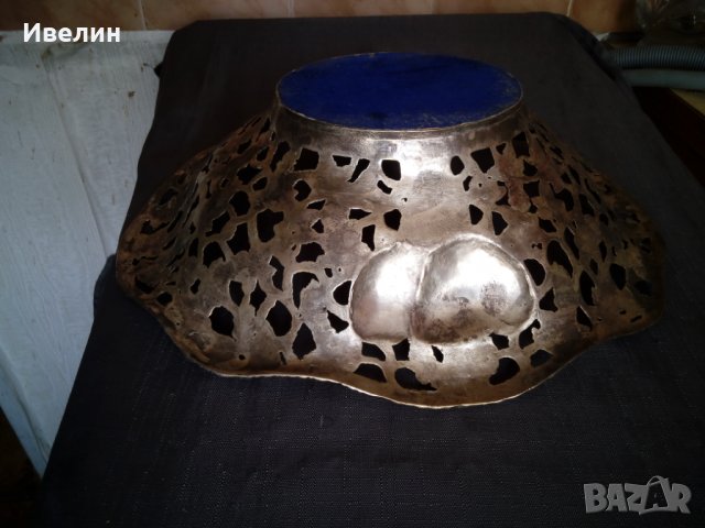 ретро метална купа,фрутиера, снимка 3 - Антикварни и старинни предмети - 23042896