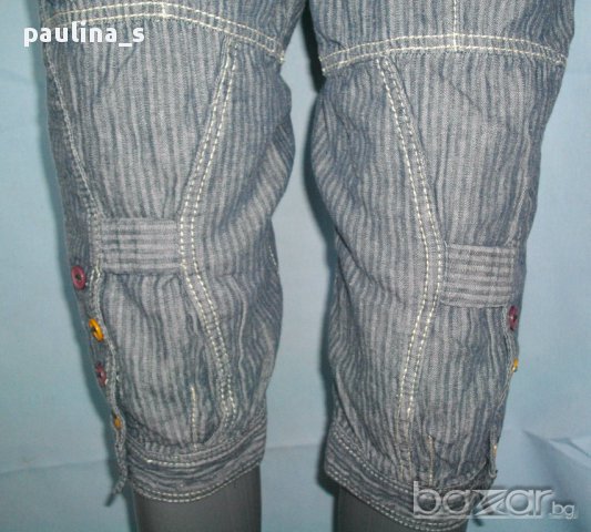 Дизайнерски дънкови бермуди "Monica Rica"® / малък размер , снимка 5 - Къси панталони и бермуди - 10680290