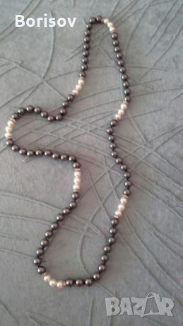 Броеница , Колиета от естествени перли, снимка 2 - Колиета, медальони, синджири - 22084323