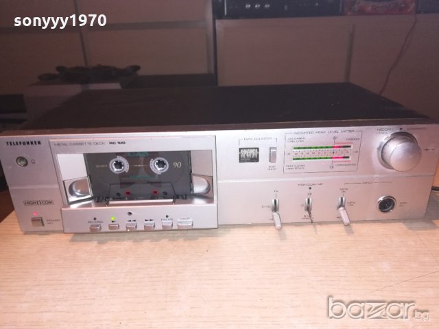 telefunken rc100 metal cassette deck-внос швеицария, снимка 5 - Декове - 20487247