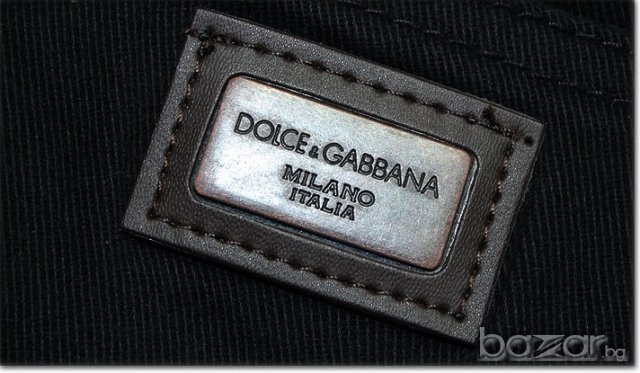 D&G Dolce and Gabbana Black Metal Plate Мъжки Дънки size 46 (30), снимка 8 - Дънки - 6643386