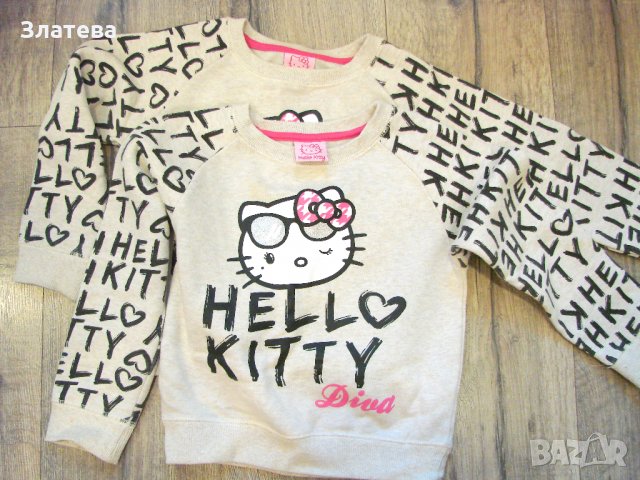 Блузка Hello Kitty - 2 броя, снимка 1 - Детски Блузи и туники - 22620599