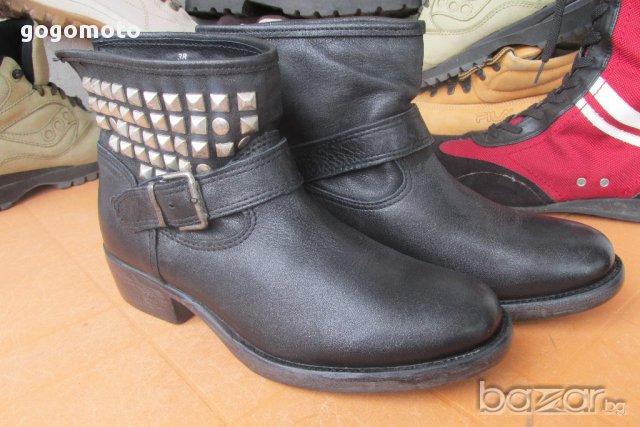 НОВИ рокерски боти 38 MAX original, хард метал боти, 100% естествена кожа,НОВИ,GOGOMOTO.BAZAR.BG, снимка 14 - Дамски боти - 14483562