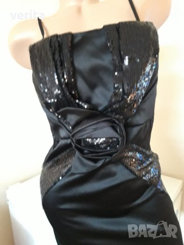 официална черна рокля, снимка 2 - Рокли - 25967746