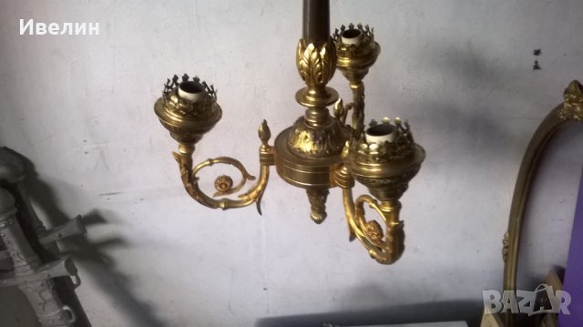 бароков полилей от бронз, снимка 6 - Полилеи - 25197540