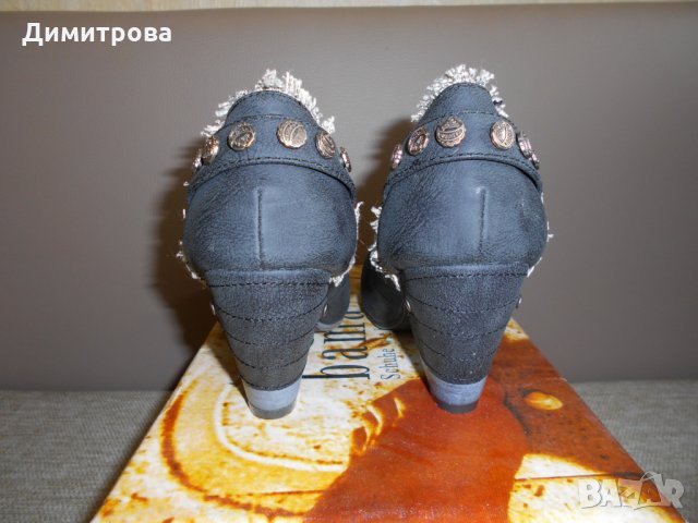 Супер ефектни, естествена кожа, снимка 6 - Дамски обувки на ток - 25440720