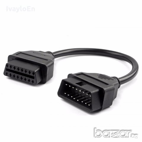 OBDII Удължител 30 CM 16 пина към 16 пина , снимка 4 - Аксесоари и консумативи - 19945688