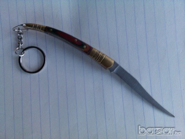 Старинно малко ножче с ключодържател , снимка 1 - Други ценни предмети - 12301188
