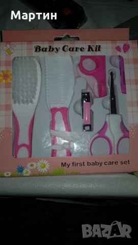 Комплект за бебе - нокторезачка, гребен, четка, ножичка, снимка 8 - Други - 23897419