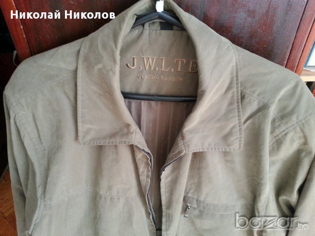 Яке с ципове светлобежовозелено, снимка 4 - Якета - 12290057