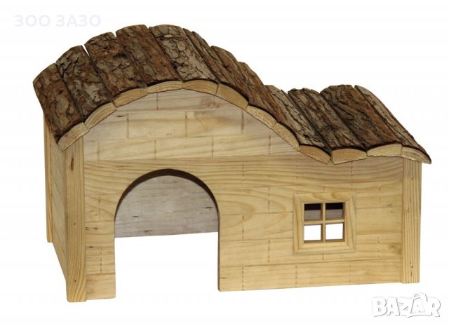 Къщичка за гризачи с извит покрив - Модел: 82757, снимка 2 - Декоративни зайчета - 25406152