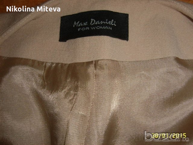 Кремав дамски костюм, снимка 4 - Костюми - 19920310