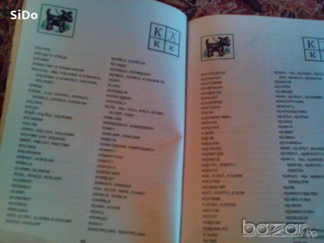 Речник"Аз пиша правилно"-правописен и правоговорен речник от 1 до 7 клас., снимка 4 - Чуждоезиково обучение, речници - 15985406