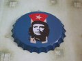 Че Гевара Голяма табела във формата на капачка за бутилка бира кока кола швепс картина стена декор, снимка 3