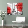 Картина Париж - айфелова кула, декорация за стена, абстрактна картина, репродукция № 157, снимка 1 - Картини - 20148955