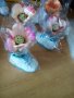 Гипсови обувки декорирани с цветя - подаръци за гости , снимка 2