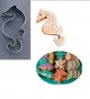 Морско конче метална форма резец за сладки бисквитки  фондан украса, снимка 1 - Форми - 22478622