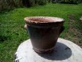 Стара керамична саксия,керамика, снимка 1 - Антикварни и старинни предмети - 22150503