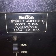 ПОРЪЧАН ЗА ITALY-Beston v-1150 stereo amplifier/330w-made in japan-внос швеицария, снимка 12 - Ресийвъри, усилватели, смесителни пултове - 15463112