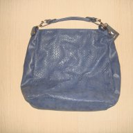 Нова дамска чанта от еко кожа, с етикет, син цвят, снимка 1 - Чанти - 15530012