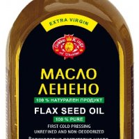 Ленено Масло Flax seed oil EXTRA VIRGIN Нерафинирано студено пресовано от семена на лен