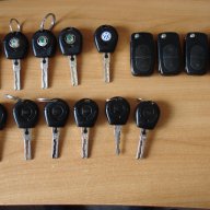 Ключове за vw seat audi skoda Тип подкова!работещи-изпробвани!, снимка 1 - Аксесоари и консумативи - 11041058