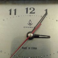 Часовник механичен  с термометър стар - Китай, снимка 2 - Антикварни и старинни предмети - 17348330