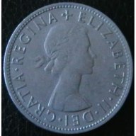 ½ крона 1961, Великобритания, снимка 2 - Нумизматика и бонистика - 15846771