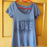 Дам.тениска-"ESPRIT"-/памук/,цвят-св.синя. Закупена от Германия., снимка 1 - Тениски - 21958474