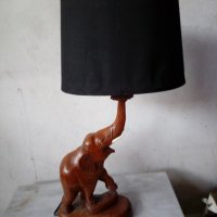 стара нощна лампа-слон, снимка 4 - Настолни лампи - 21355477