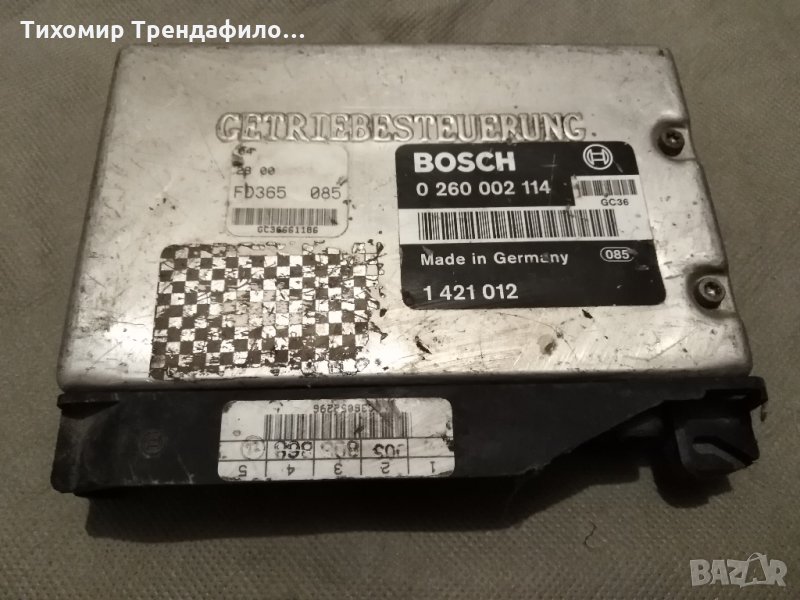 BMW 525 1991 Transmission Gearbox ECU 0260002114 1421012 ,0 260 002 114, 1 421 012,компютър за скоро, снимка 1