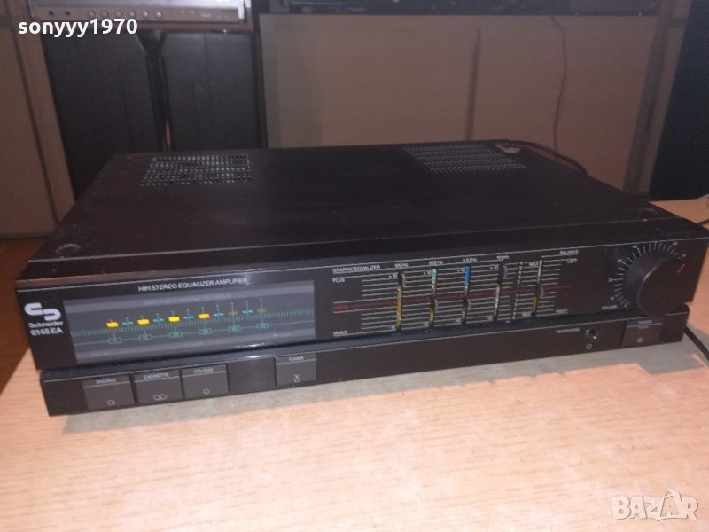 schneider 6145ea hifi amplifier-внос швеицария, снимка 1