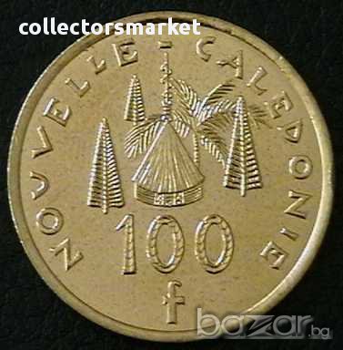 100 франка 2008, Нова Каледония, снимка 1