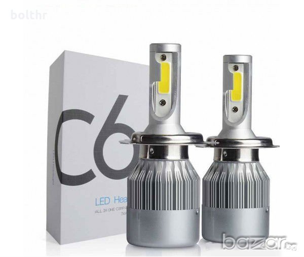 LED диодни крушки C6 H7 Golden - 80W/ 8000LM Led Headlight, снимка 1