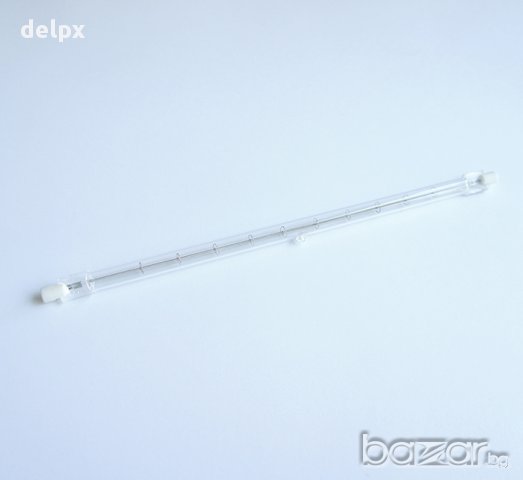 Лампа халогенна пура с цокъл R7s 220V 1500W 254mm, снимка 1