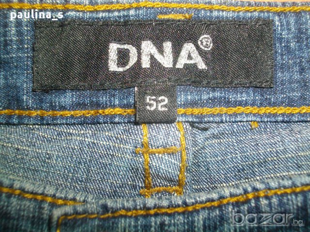 Дизайнерски дънкови бермуди ”DNA” jeans originals” Dona Caran New York! 4-5XL, снимка 10 - Дънки - 14498792