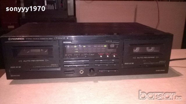 pioneer ct-w401r deck-внос швеицария, снимка 7 - Ресийвъри, усилватели, смесителни пултове - 19253946