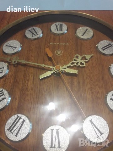 Ретро стенен часовник-Янтар , снимка 10 - Антикварни и старинни предмети - 24301565