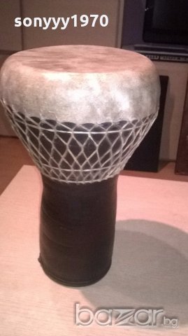 Тарамбука-ръчна изработка-с оплетка-38х25см-внос англия, снимка 10 - Ударни инструменти - 18643739