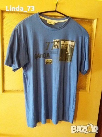Мъж.тениска-"GARCIA"-jeans,цвят-св.синя. Закупена от Германия., снимка 1 - Тениски - 21859166