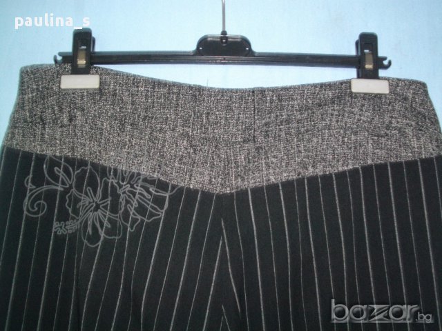 Дизайнерски бермуди ”Visual” design / голям размер , снимка 12 - Къси панталони и бермуди - 14901949