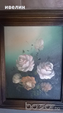 картина-цветя, снимка 2 - Картини - 18198477