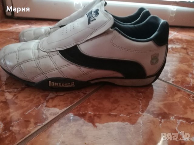 Маркови маратонки LONSDALE от естествена кожа номер 38, снимка 3 - Маратонки - 24840125