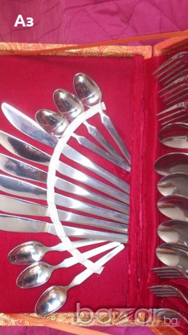 Комплект прибори за хранене – нов 24 части, снимка 3 - Прибори за хранене, готвене и сервиране - 20400138