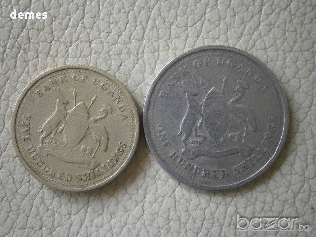 Уганда, сет 500 и 100 шилинга, 1998 год., снимка 2 - Нумизматика и бонистика - 8951670
